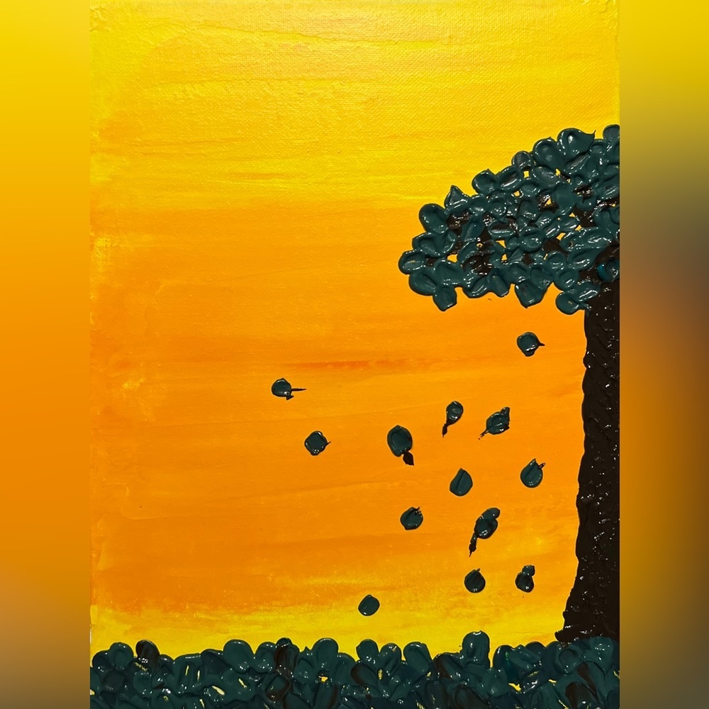 Handcrafted Mixed Media Painting By Kaya Gravitter With Artist COA